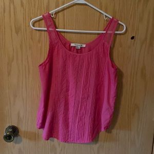 Pink Forever 21 tank top, size medium. It is a flowy and light-weight material.